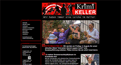 Desktop Screenshot of krimikeller.de